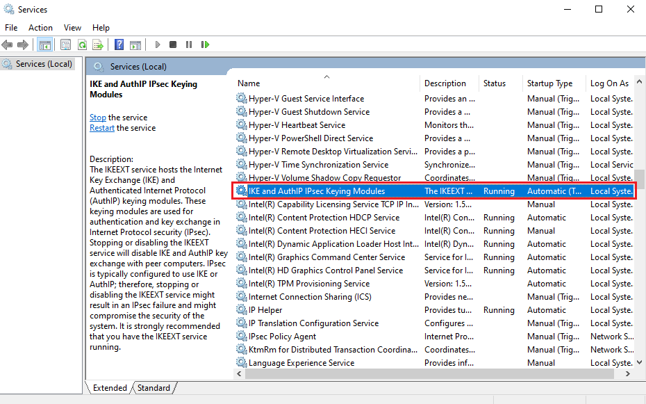 changing things in services